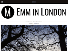 Tablet Screenshot of emminlondon.com